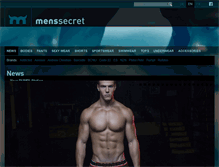 Tablet Screenshot of menssecret.ch